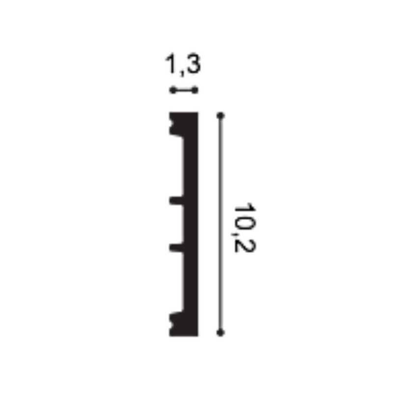 Molding Duropolimer SX163 SQUARE - Madew Decor - Finisaje pentru casa ta 