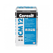 Adeziv pentru teracota si gresie format mare. Ceresit CM 12 FLEX '25 kg''