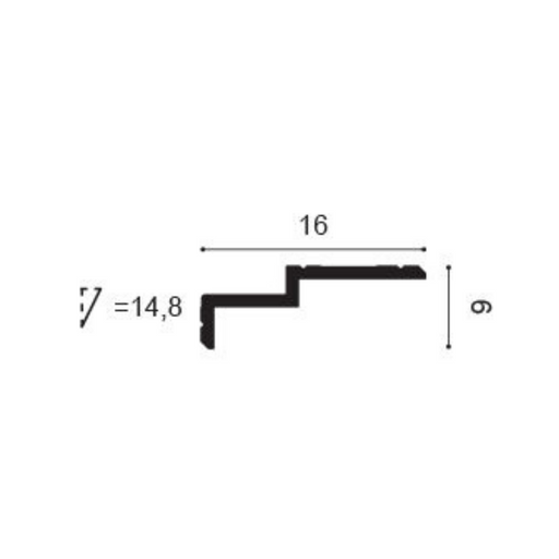 Bagheta Poliuretan C391 STEPS - Madew Decor - Finisaje pentru casa ta 