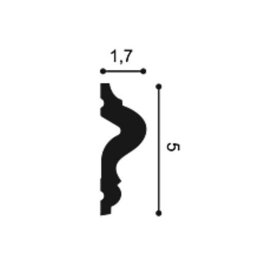Molding Duropolimer PX175 - Madew Decor - Finisaje pentru casa ta 
