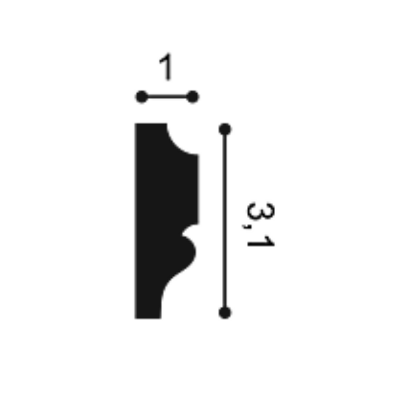 Molding Duropolimer PX116 - Madew Decor - Finisaje pentru casa ta 