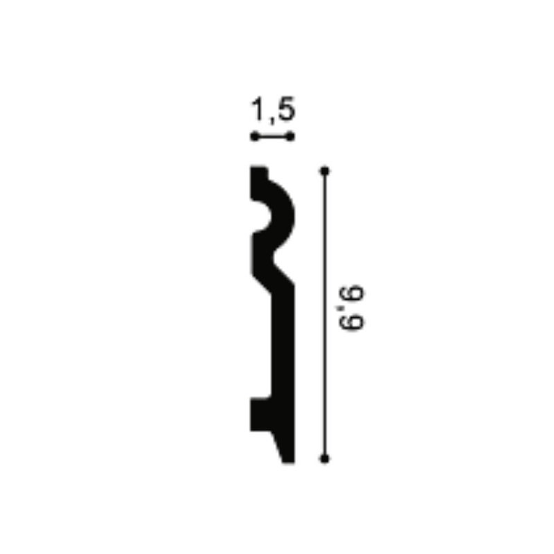 Plinta Duropolymer SX137